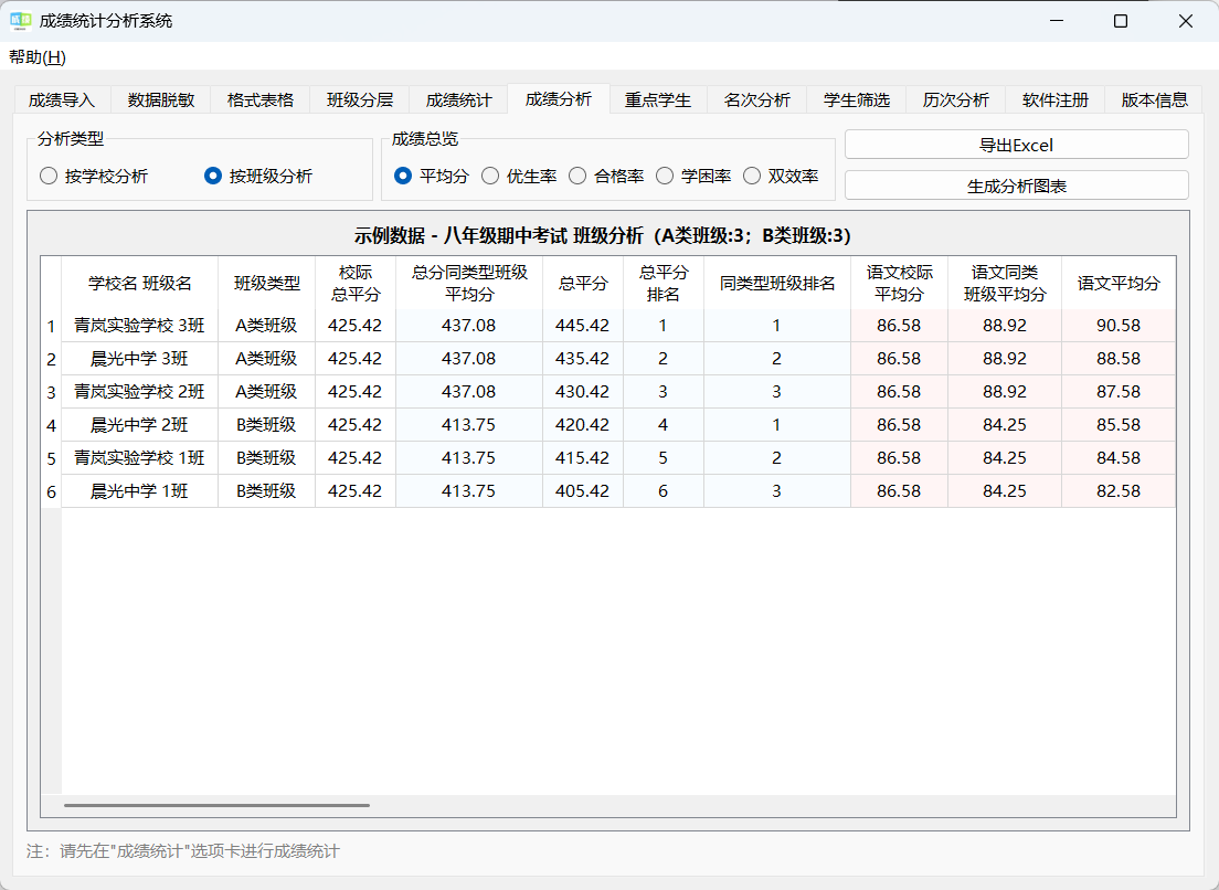 统计参数设置截图2